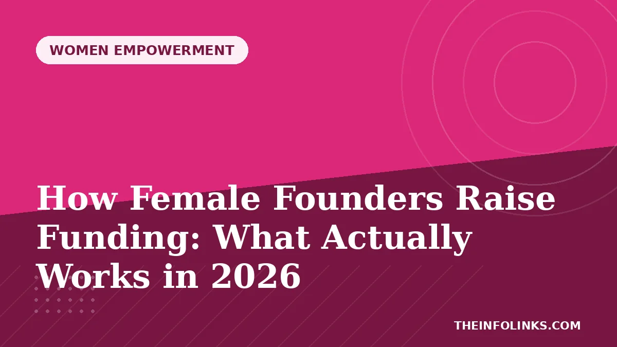 How Female Founders Raise Funding: What Actually Works in 2026 — TheInfoLinks