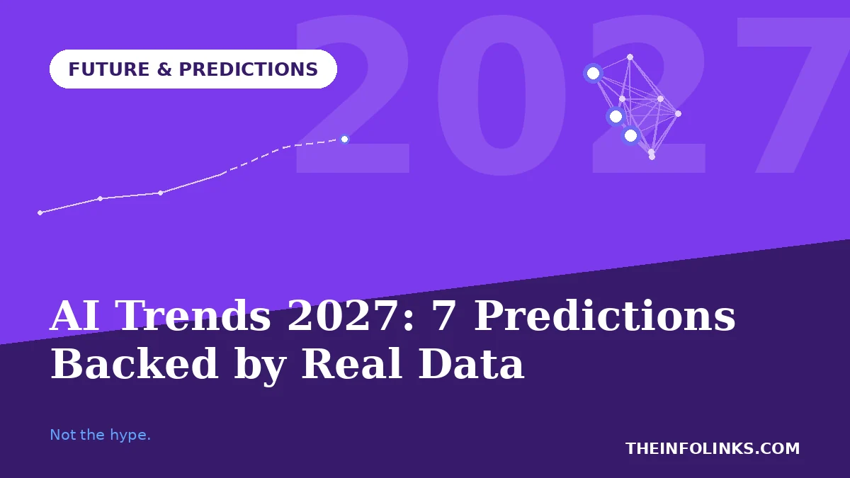 AI Trends 2027: 7 Predictions Backed by Real Data (Not Hype) — TheInfoLinks