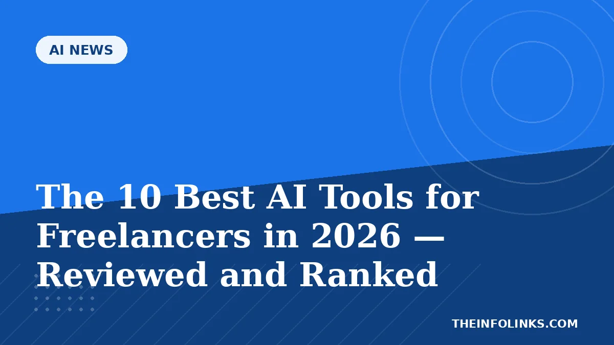 The 10 Best AI Tools for Freelancers in 2026 — Reviewed and Ranked — TheInfoLinks