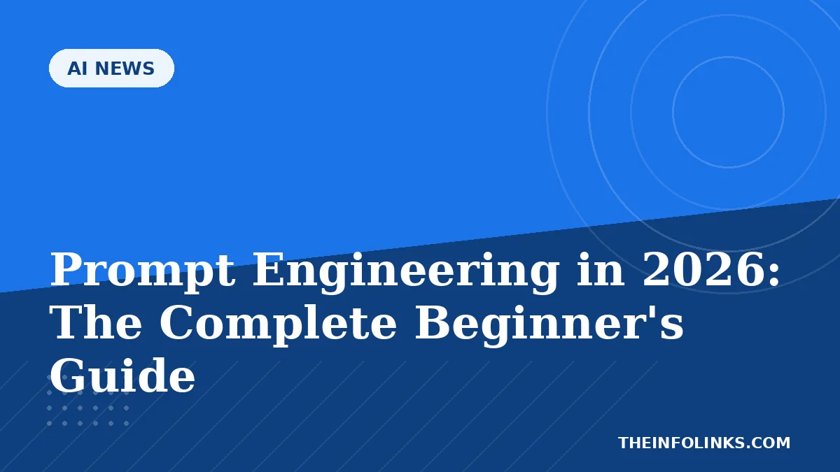 Prompt Engineering in 2026: The Complete Beginner's Guide — TheInfoLinks