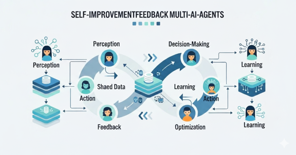 Self-Improving AI Agents Demonstrate Continuous Learning Capabilities
